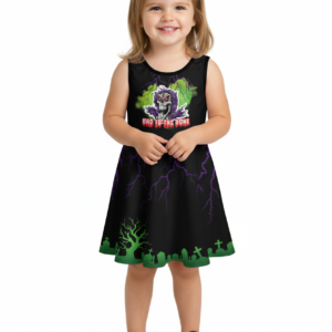 Grim Reaper Monster Truck Inspired Girls Dress